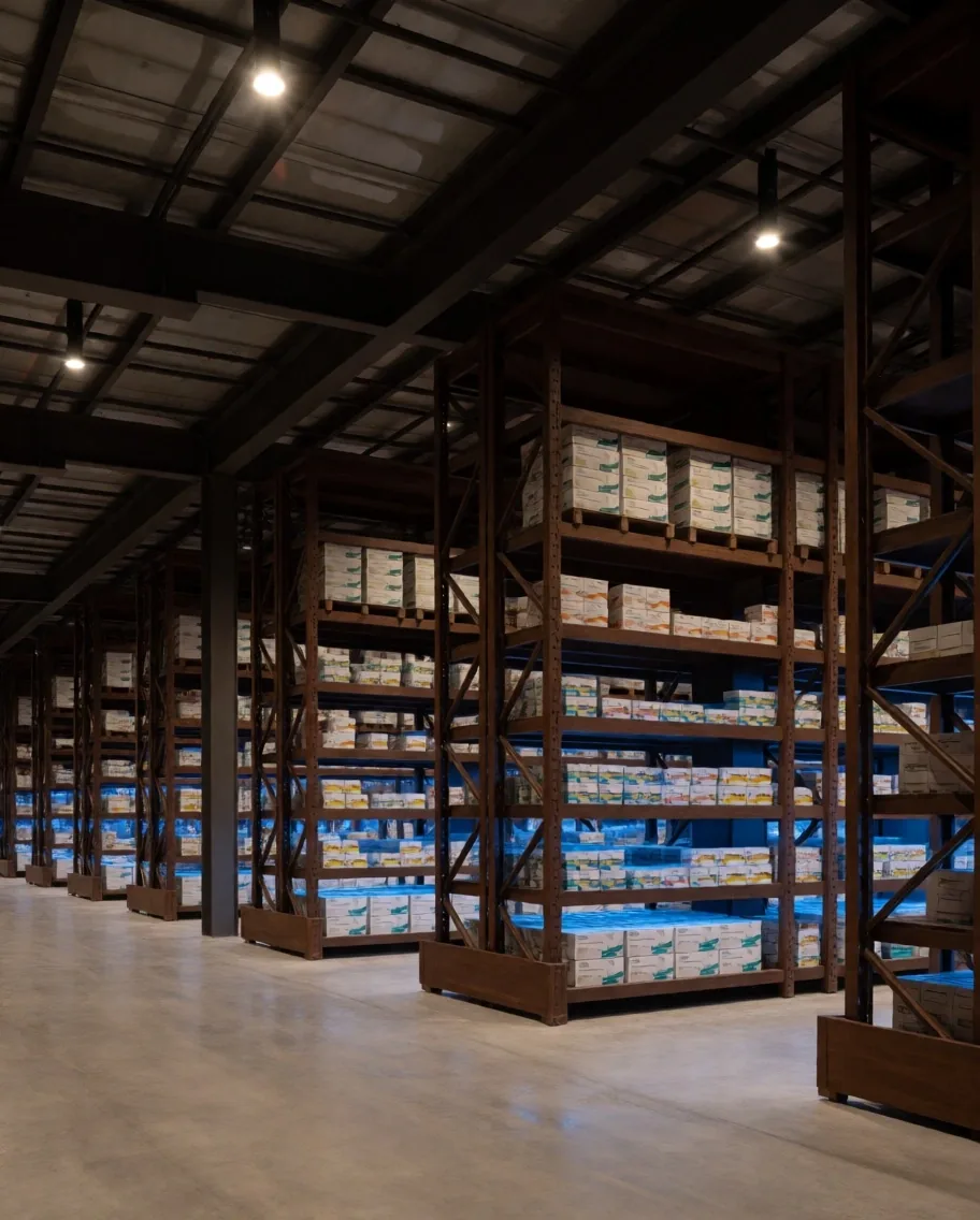 SehatPria climate-controlled warehouse in Yogyakarta